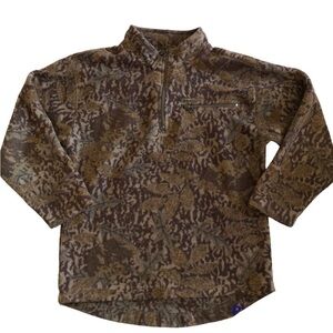 Woolrich Kids Camouflage Quarter Zip Sweater